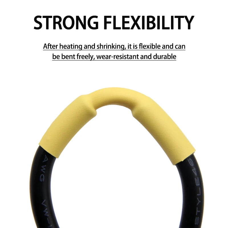 2M 3:1 Heat Shrink Tube With Glue 1.6mm-50mm Multicolor Dual Wall Adhesive Lined Polyolefin Shrinkin ﻿Wrap Cable Protect Sleeve