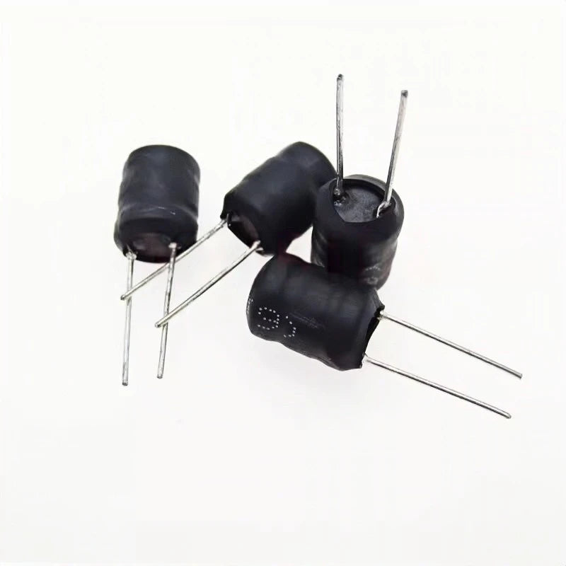 10PCS I-Type Inductor 8 * 10-1MH2.2MH3.3MH10MH Plug-In Inductor
