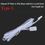 6 Ports 10 Ports Dupont Terminal Junction Box Hub Splitter Dupont 2/3P Male/Female Plug Cable Quick Line Connector For LED Strip