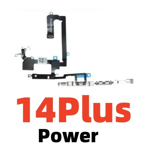 Power Flex Cable for iPhone 14 Plus 15 13 Pro Max 11 12 Volume Flex Ribbon Tape Side Button Distance Ambient Fix Parts
