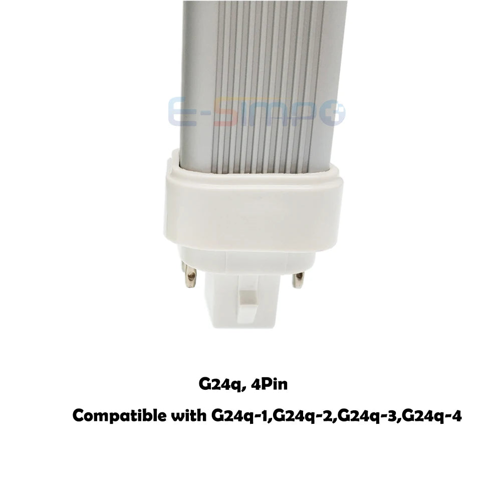 1PC G24d 2Pin 5W 7W 9W 11W 2U CFL PLC 13W 18W 26W LED Replacement Horizontal Retrofit PL Plug Lamp,Ballast Removal Required