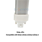 1PC G24d 2Pin 5W 7W 9W 11W 2U CFL PLC 13W 18W 26W LED Replacement Horizontal Retrofit PL Plug Lamp,Ballast Removal Required