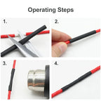 1M-25M 0.6mm~40mm Black Red Polyolefin Shrinking Assorted Heat Shrink Tube Cable Insulated SleeveTubing Wire Connector Protector