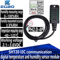 SHT20 digital temperature and humidity sensor module I2C communication temperature and humidity probe sensor with wire and case