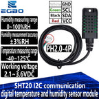 SHT20 digital temperature and humidity sensor module I2C communication temperature and humidity probe sensor with wire and case