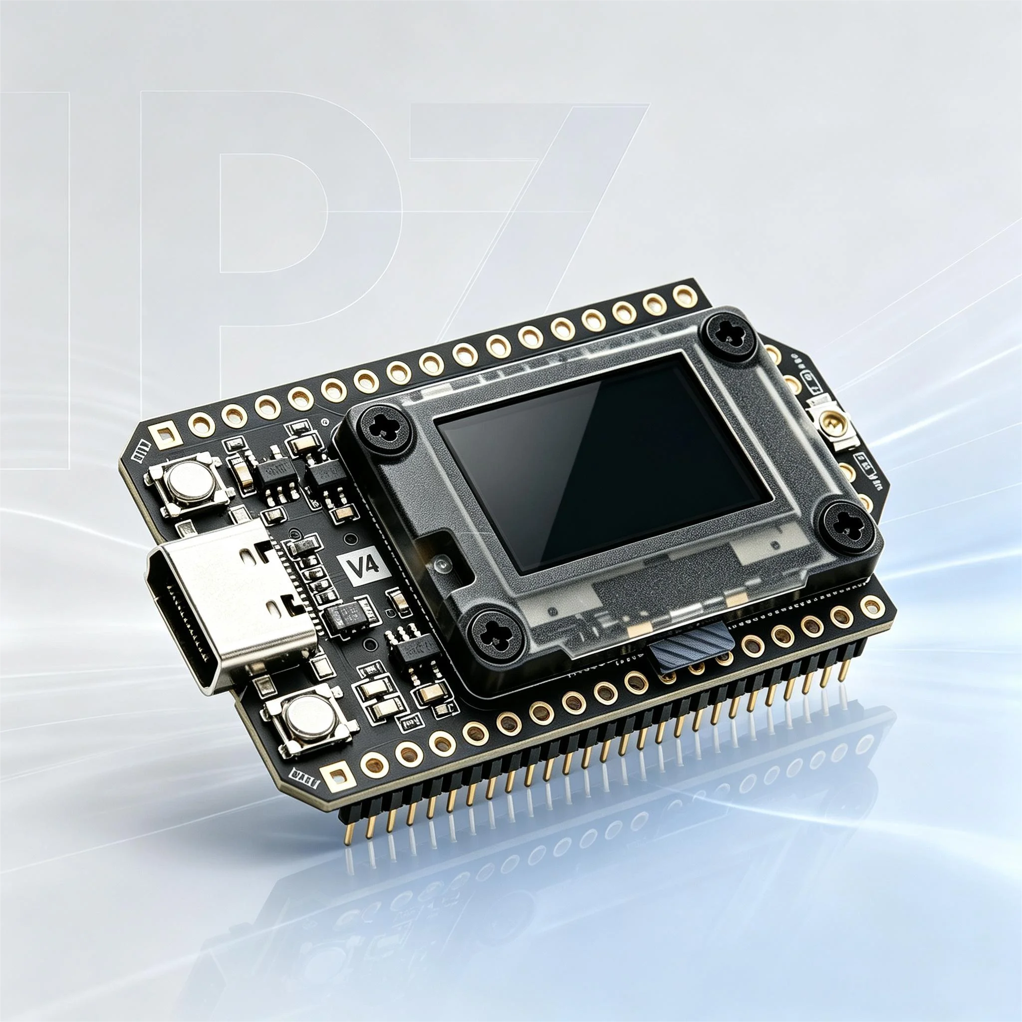 Heltec Wifi LoRa 32 V4 ESP32 SX1262 GPS Development Board with 0.96inch OLED Display Solar Powered Low Power WiFi BLE for Arduin