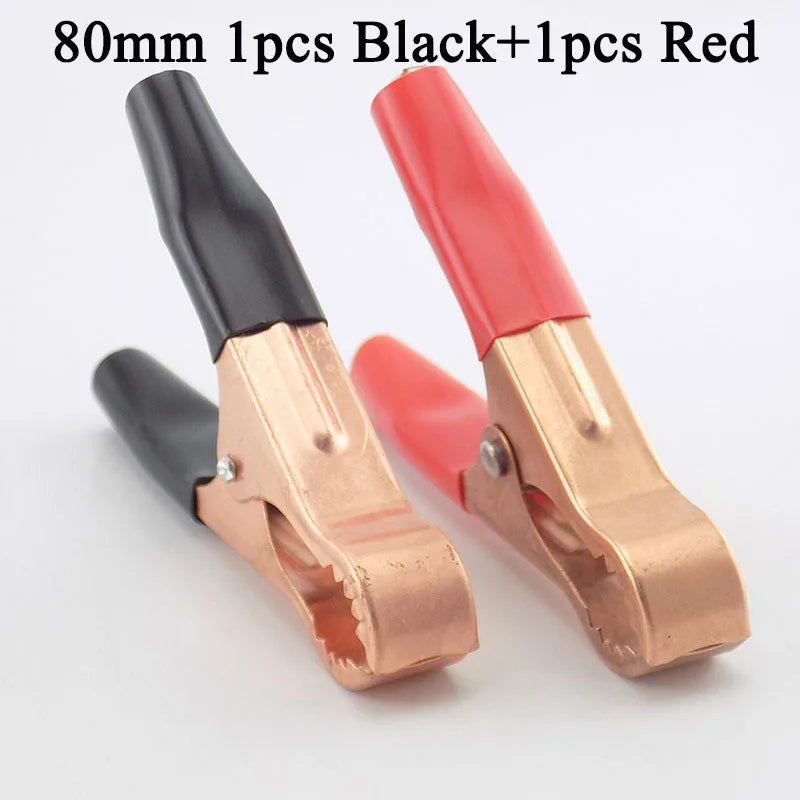 5A/30A/50A/100A Electrical Alligator Clips car Battery Clamps For Car Test Probe Crocodile Clip Connector Electrical  Tools E2