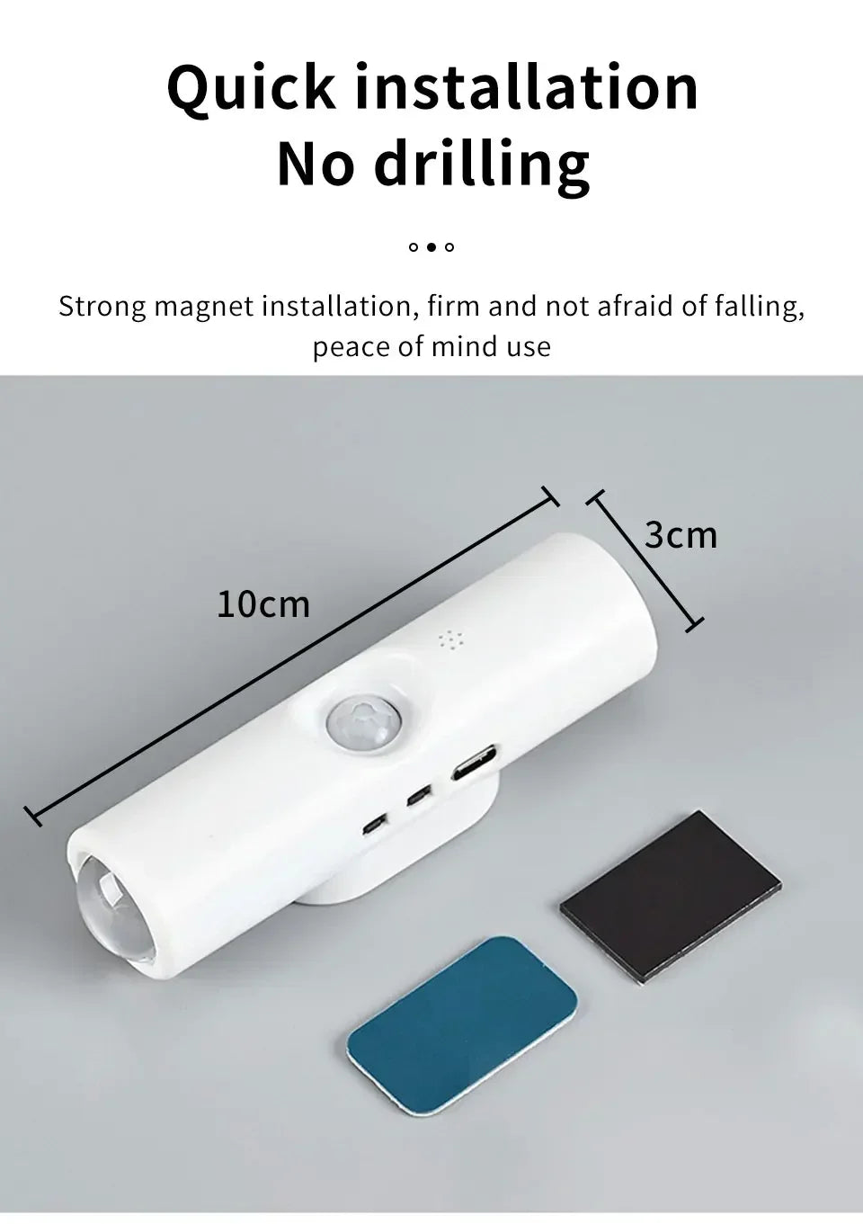 LED Cabinet Light Motion Sensor RGB Magnetic Rechargeable Wall Lamp Hallway Stairs Kitchen Ambient Night Light Home Decor Lights