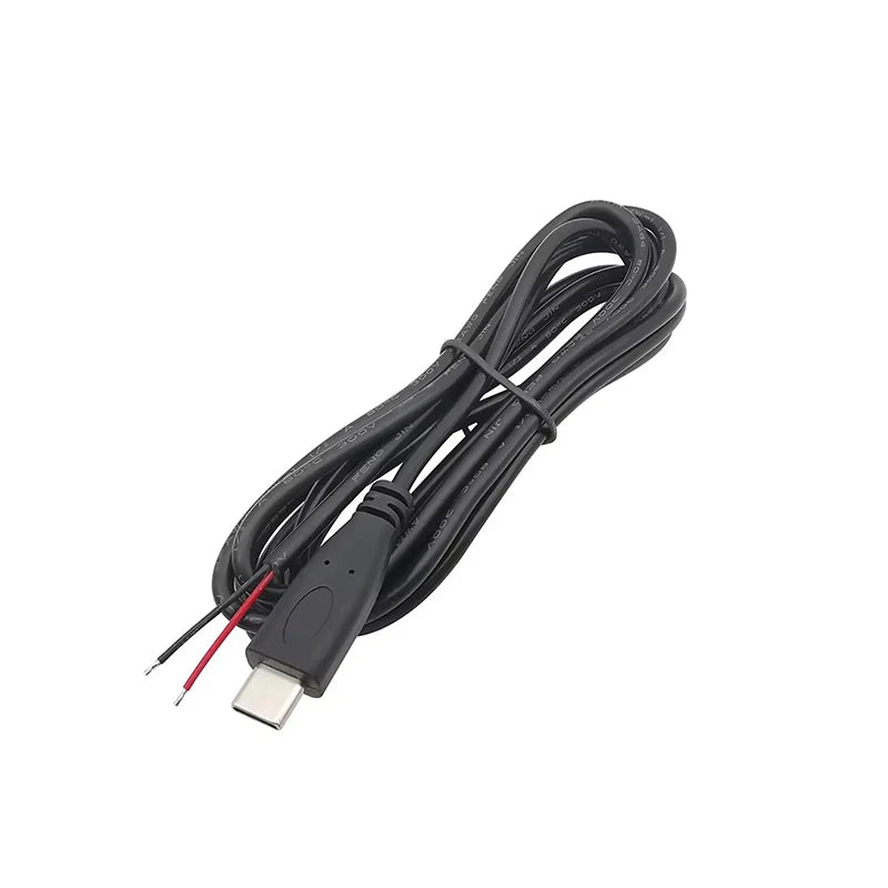 1/3/5Pcs 2 Wire 4 Wire  Type C USB Male Female Power Supply Cable Welding Connector USB-C Cable Extension DIY Repair 0.3M 1M 2M