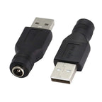 AC TO DC Adapter Plug DC Female to USB Male Female DC 5.5 * 2.1MM Power Converter 12V Plug Charging Adapter Converter USB Plug