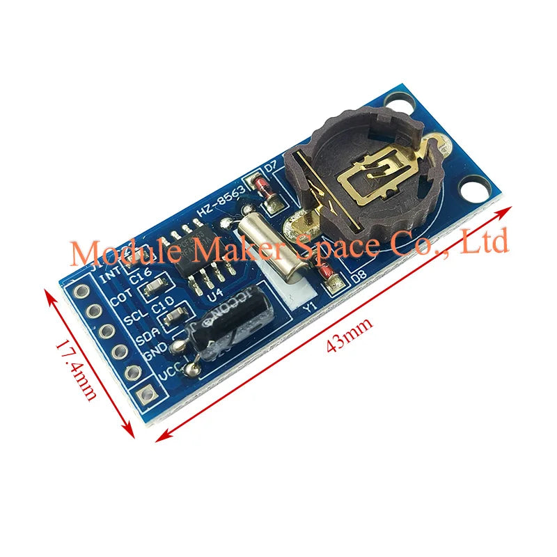 PCF8563 PCF8563T 8563 IIC Real Time Clock RTC Module Board Good than DS3231 AT24C32 (Without Battery)