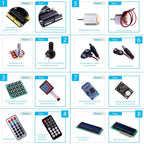 ELEGOO UNO R3 Project Most Complete Starter Kit with Tutorial Compatible with Arduino IDE (63 Items) DIY Electronic Kit