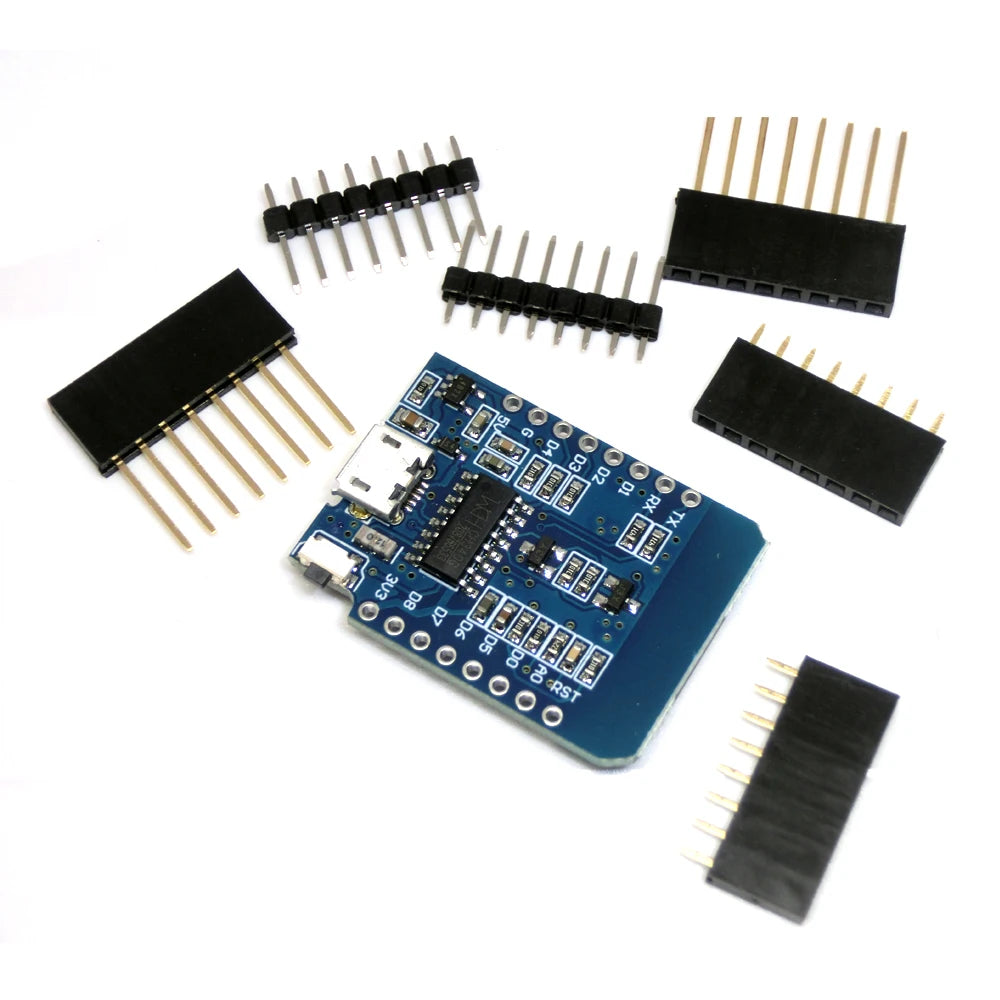 10PCS ESP8266 ESP-12 ESP-12F CH340G  V2 USB WeMos D1 Mini WIFI Development Board D1 Mini NodeMCU Lua IOT Board 3.3V With Pins