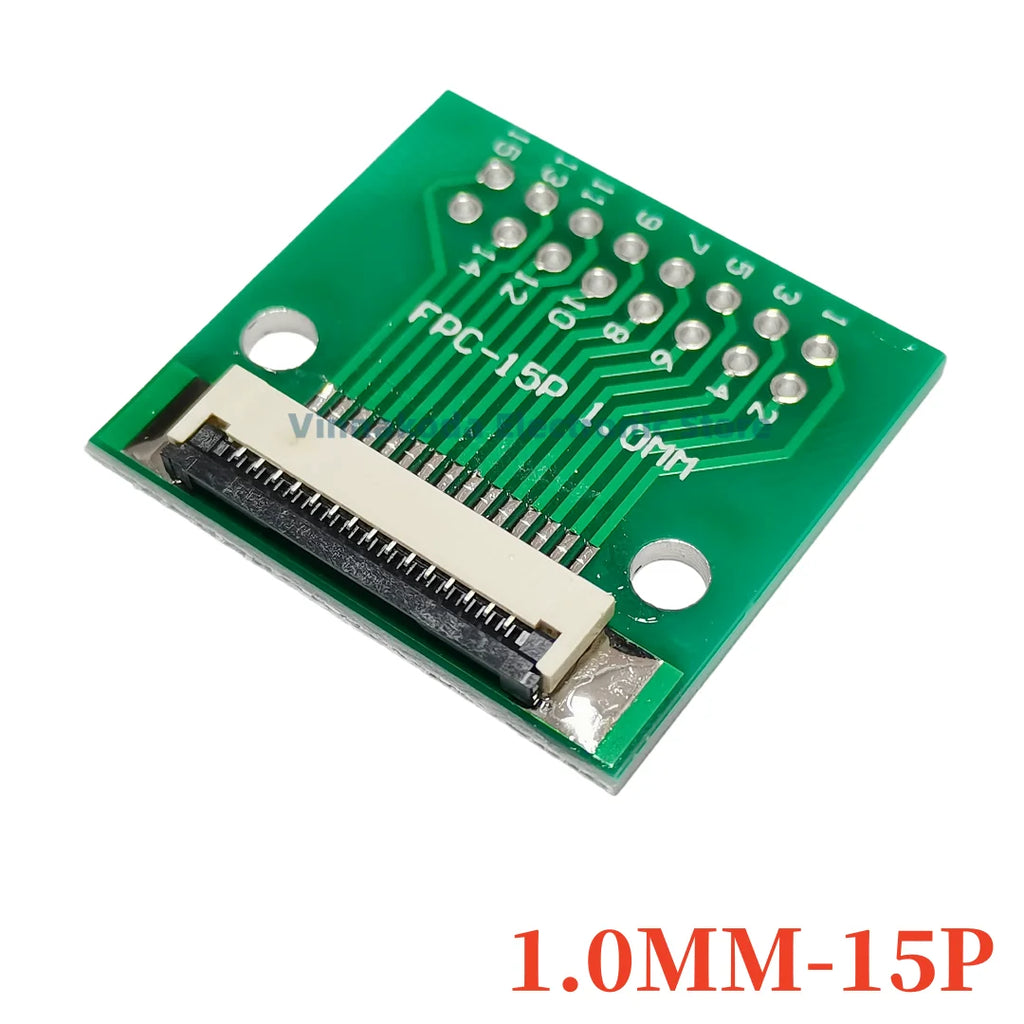 FPC FFC Flexible Cable Adapter Board 1.0mm Pitch Connector SMT to 2.54mm 4/5/6/7/8/9/10/12/14/15/16/18/20/22/24/26/28/30/32/40P