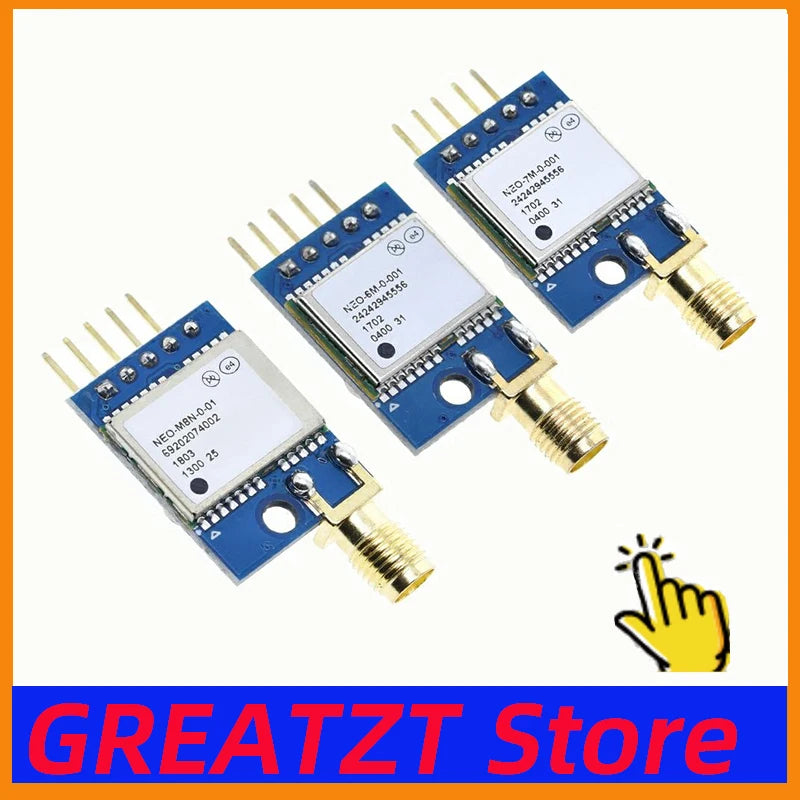 GREATZT Neo-6m Neo-7m Double Sided Gps Mini Module Neo-m8n Satellite Positioning Microcontroller Scm Mcu Development Board