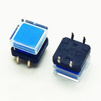 10Sets 12x12x10mm Tact Switch With Plastic Caps Momentary Tactile 4PIN SMT DIP Push Button Switch Micro Key Button