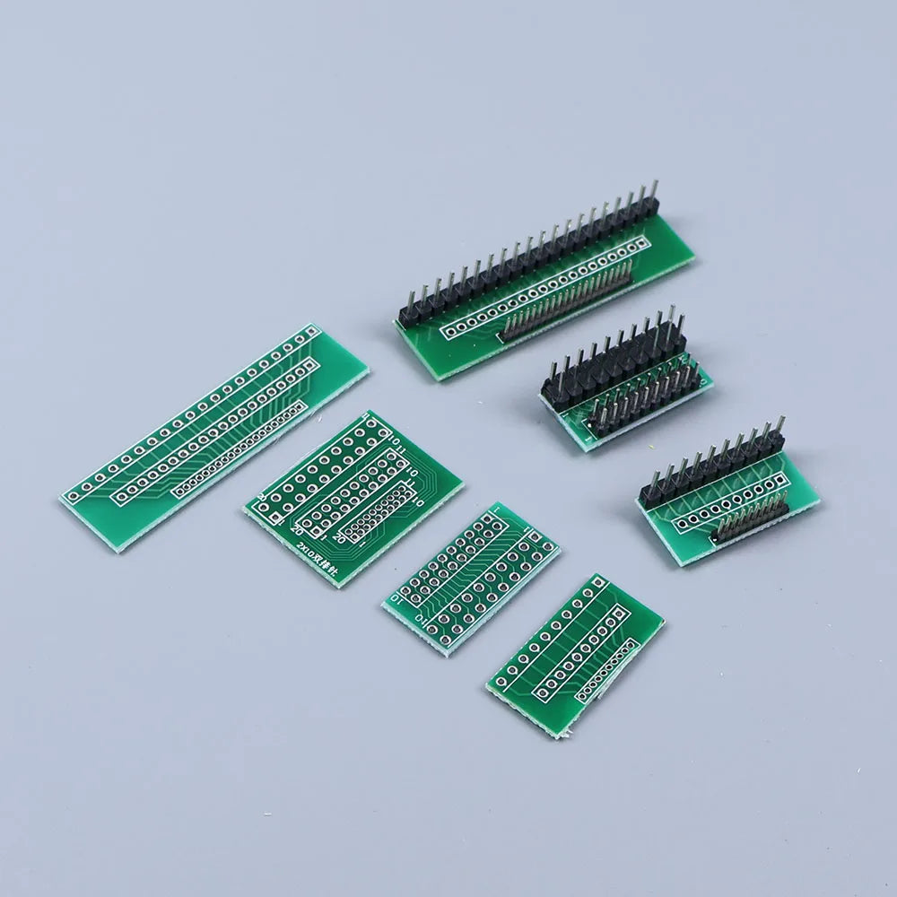 1/5/10PCS 1.27mm 2.0mm 2.54mm Pitch Transfer Plate Converter Single Double Row Pin PCB PCI Adapter Board