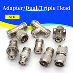 1Pcs Adapter UHF PL259 SO239 to UHF / N Male Plug & Female Jack Straight & Right Angle & Flange & T Type RF Coaxial Connector