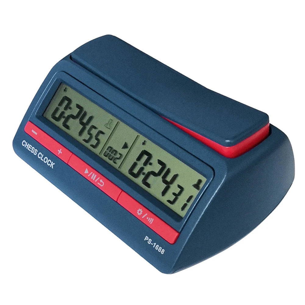 Chess Clock Professional Chess Digital Timer Multipurpose Chess Competition Game Stopwatch with Basic Bonus Count Up Down Timer