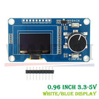 0.96 inch 1.3 inch OLED display screen combined with EC11 rotary encoder module 3.3-5V IIC interface