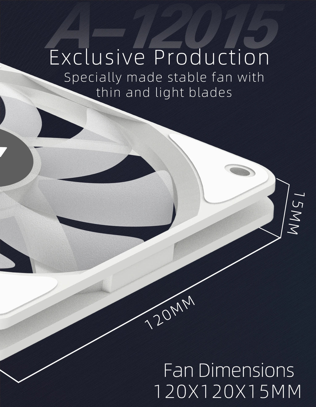 Antec Computer Case Fan PWM 4 Pin 5V 3Pin ARGB 120mm Silent  Fan CPU Cooler Cooling Fan Cooling Radiator Fan 12V Adjust Fan
