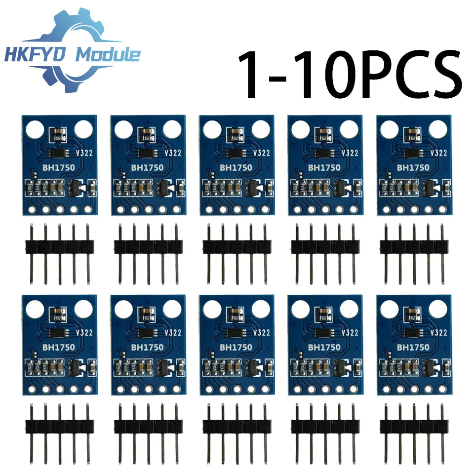 1-10PCS GY-302 BH1750 BH1750FVI Light Intensity Illumination Module for Arduino DC 3V-5V GY302 Sensor Module