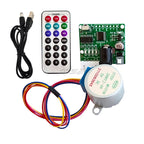 5V 4-Phase 28BYJ48 DC Gear Step Stepper Motor ULN2003 Driver Board ULN2003 PIC MCU DIY Remote Control