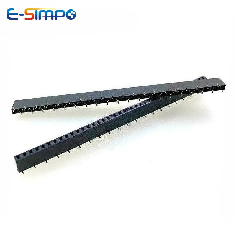20PCS 2.54mm SMD Socket Stackable 1x2-10P 12P 14P 15P 16P 20P 24P 25P 30P 40P PH8.5 Single Row SMT Female Pin Header  Connector