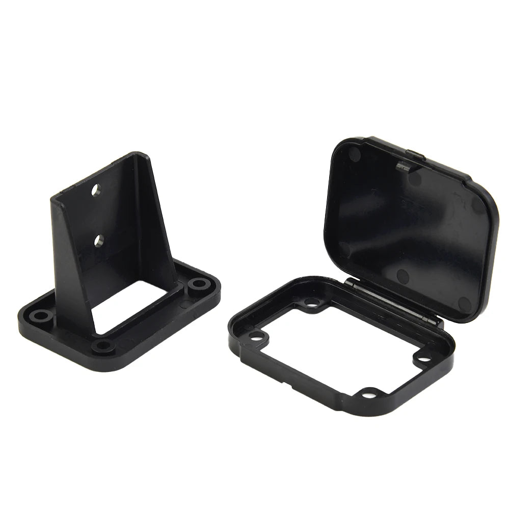 1/2Pcs For 50A For Anderson Plug Connector Flush Mount Bracket Panel Cover In-Line 50A Panel Connector Plug Bracket For Caravan