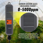 Digital CO2 Carbon Dioxide Monitor Controller Sensor W/ Relay Function NDIR Sensing Probe For Greenhouse Mushroom Farm