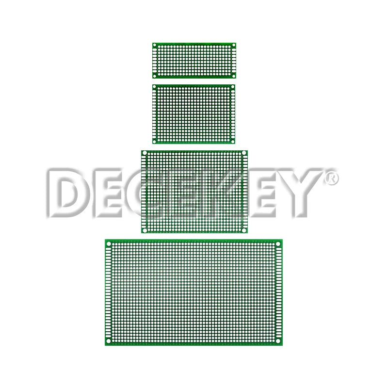 Double side PCB 2.54mm FR-4 7x9 6x8 5x7 4x6 3x7 2X8 12x8cm 9x15cm DIY Universal printed circuit PCB board protoboard 6*8 5*7