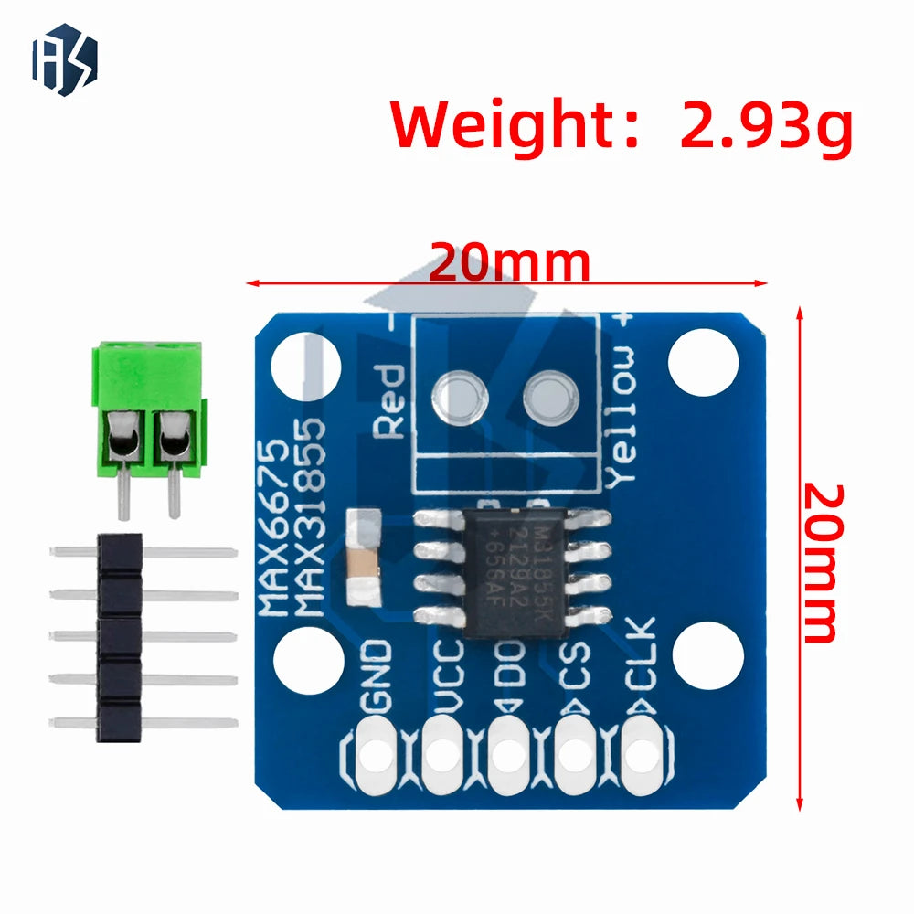 MAX31855 max6675 K-Type Thermocouple Board: 3V-5V Temperature Sensing Breakout Module for Arduino-Compatible