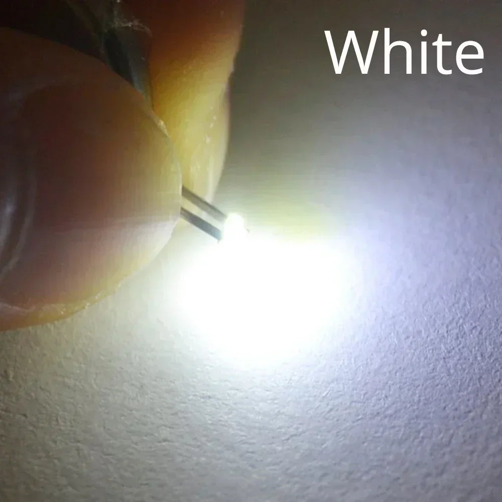 100PCS 5050 0805 LED SMD SMT Chip Red Yellow Green White Blue Orange Purple Pink RGB Emitting Diode Light 3.3V Voltage Neon Lamp