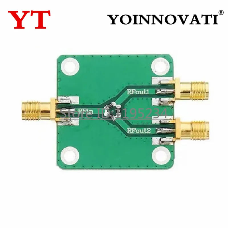 RF Power Splitter RF Microwave Resistance Power Divider Splitter 1 to 2 Combiner SMA DC-5GHz Radio Frequency Divider 6dB 50ohms