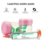 Solder Paste Flux For Soldering Sn99ag0.3cu0.7  Smd Repair Tin Paste 217℃ Tin Paste Set Welding Fluxes High Quality Flux