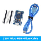 Pro Micro ATmega32U4 5V 16MHz Replace ATmega328 For Arduino Pro Mini With 2 Row Pin Header For Leonardo Mini Usb Interface 1-10