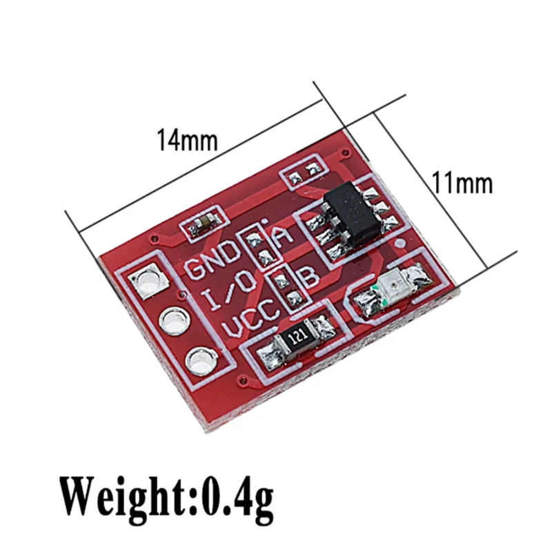 5PCS TTP223 Touch Key Switch Module Touching Button Self-Locking/No-Locking Capacitive Switches Single Channel Reconstruction