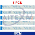 5PCS Flexcable For Raspberry Pi Model B+ 2M 1M 50CM 30CM 20CM 15CM 15 Pins Ribbon Flex Cable 1.0mm AWM 20624 80C 60V VW-1