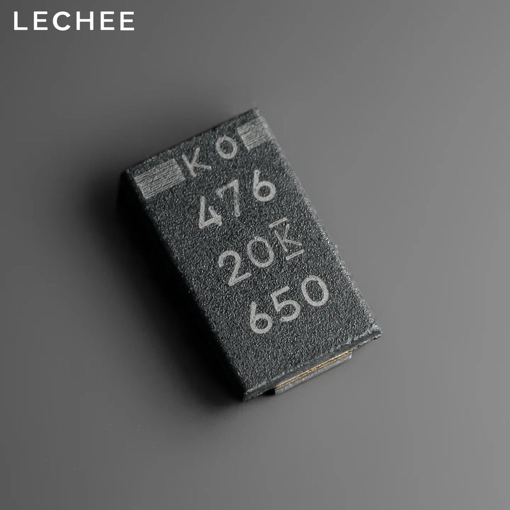 10pcs/lot 20V 47uF 7343 T521V476M020ATE090 Type D Ultra-Thin SMD Polymer Tantalum Capacitors Low ESR New and original