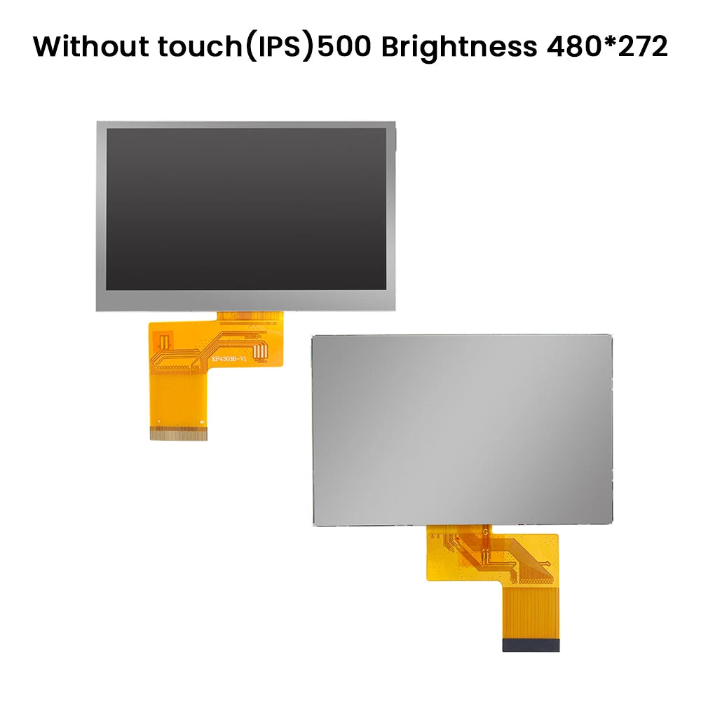 4.3 Inch TFT LCD Display 480*272 RGB IPS Full View 40PIN ESP32-S3 HDMI Driver ST7625 NV3047 Capacitive Resistance Touch Screen