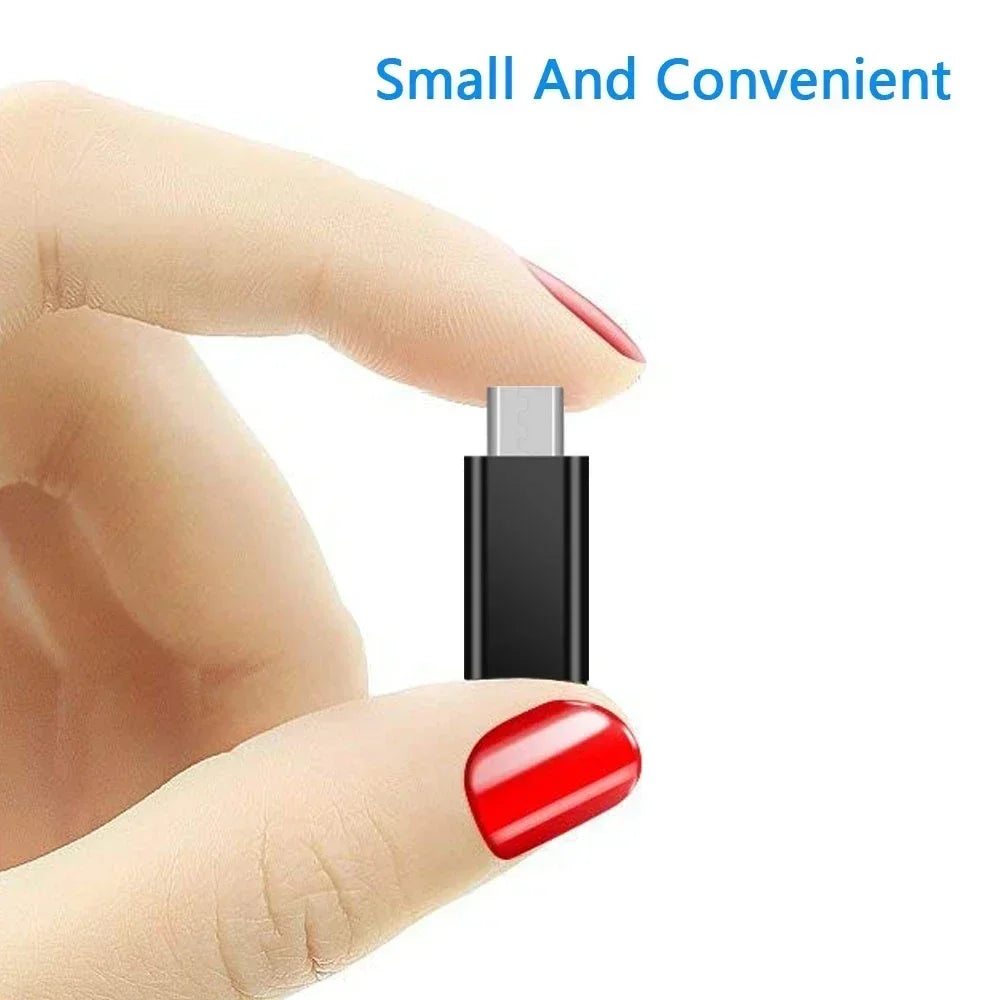 10-1Pcs Type C Male To Micro USB Female Adapter OTG Converter Micro-B To USB-C Connector Phone Charger Cable Adapter For Samsung