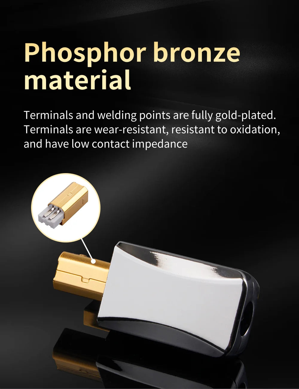 1 Set YYTCG Connector Usb A + Usb B, Usb Connector Usb Cable Acces