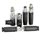 5 PCS M8 3/4/5/6/8 Pin Waterproof  ELBOW Sensor Connector Male&Female Aviation Plug&Socket D Type Screw Lock