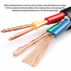 GX16 3 4 5 6 7 8 Pin Connector Cable Pure Copper Gold-plating 16MF GX16F Pin AB Reversed Aviation Plug Socket with Wire 0.3-3M