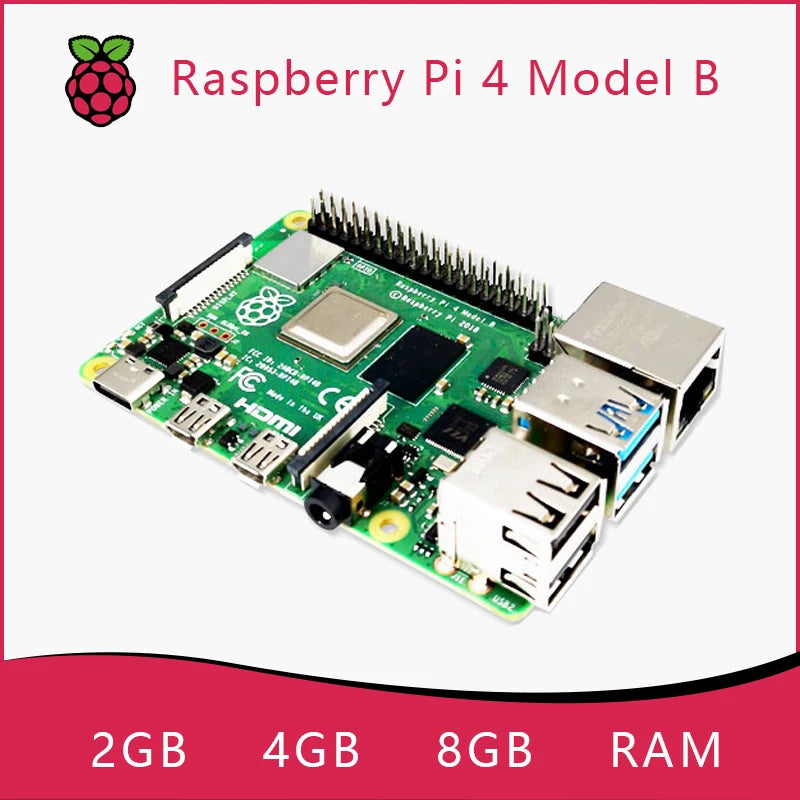 TAO Raspberry Pi 4 Model B Dev Board Kit RAM 2G 4G 8G 4 Core CPU 1.5Ghz 3 Speeder Than Pi 3B+