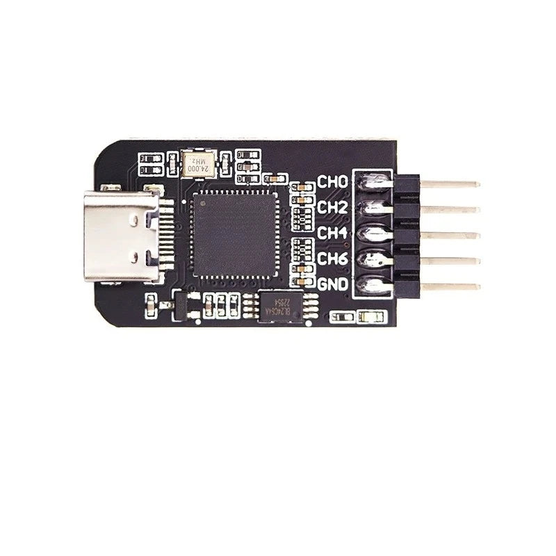1Pcs DLA Logic Analyzer ARM FPGA Debugging Tool Protocol Analysis 24MHz Sampling Rate 8 Channels Open Source Sigrok PulseView