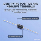100pcs 1N4007 Schottky Rectifier Diode IN4007 1A 1200V DIP DO-41 for Electronics Repair And DIY Projects