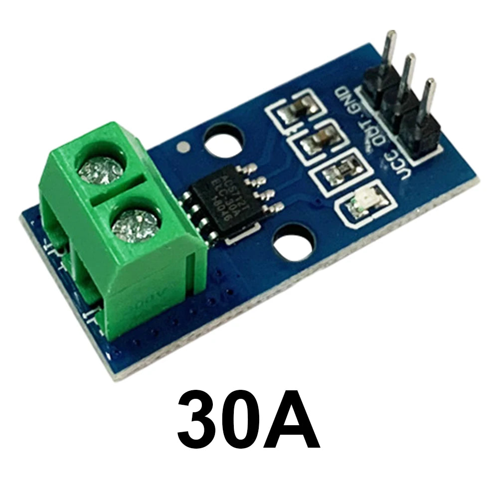 ACS712 High Efficient Hall Current Sensor Module High Precision DC Current Sensor Module Detector DC5V for Arduino