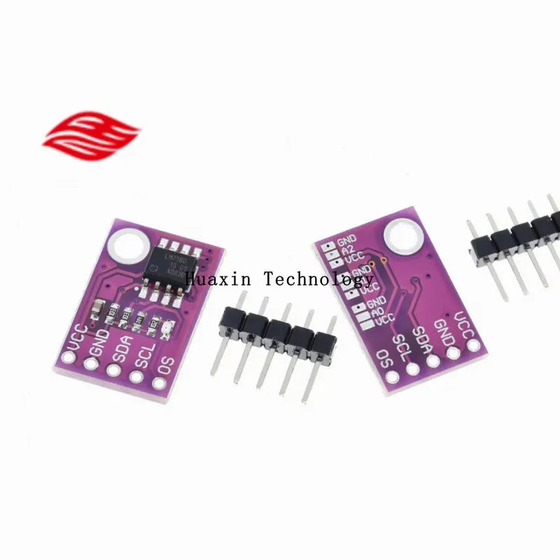 Huaxin Technology LM75 Temperature Sensor High speed I2C Interface High precision Module LM75A