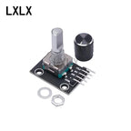 20-100PCS KY-040 Rotary Encoder Module with 15x16.5 Mm 360 Degree KY040 Potentiometer Rotary Knob Cover for Arduino
